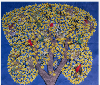 Vente aux enchères : tapisserie L'Arbre d'or