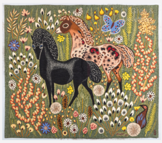 Vente aux enchères : tapisserie Paddock