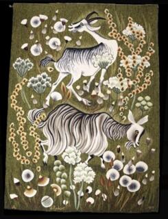 Vente aux enchères :  tapisserie Le Rocaillé