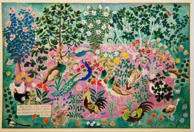 La ferme de Palaja, aquarelle 1940