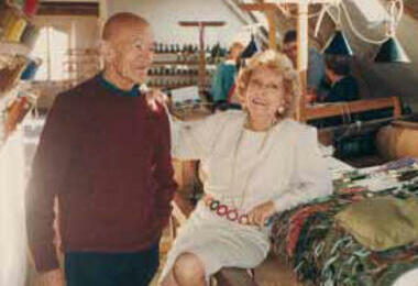 Dom Robert et Suzanne Goubely, années 1980, Aubusson