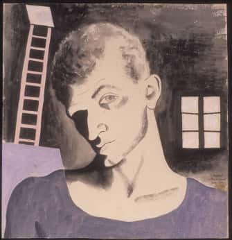 Autoportrait à l’échelle