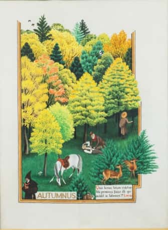 Enluminure Le Bon samaritain - Automnus