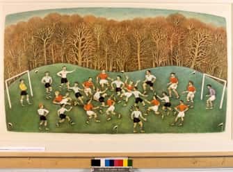 Joueurs de foot - La partie de football 1