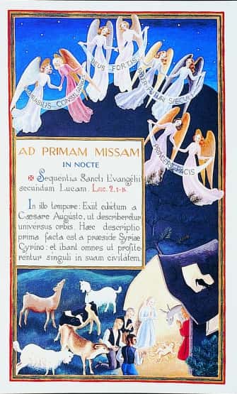 L’Adoration des bergers (dyptique Nativité)