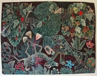 Le Lion et l’antilope, maquette de La Jungle*