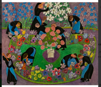 Moines jardiniers en Provence (Monks gardener in Provence)*