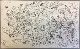 Millefleurs aux animaux